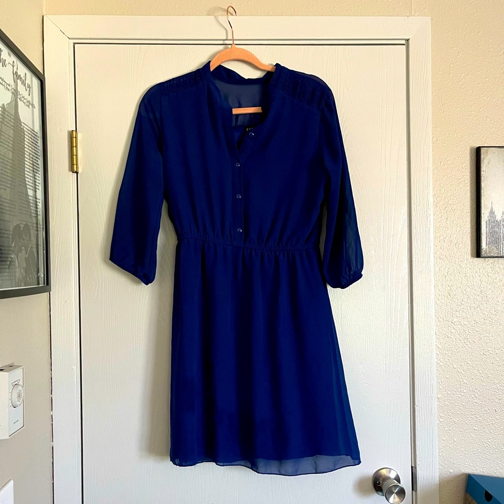 Dark beautiful blue dress
